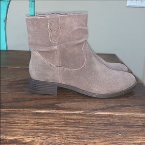 Suede booties